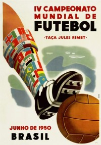Une exposition qui retrace la coupe du monde 1950 au Brésil peut accompagner les jeux